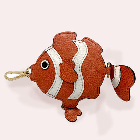Clara fish bag charm coin purse- hokum by penny