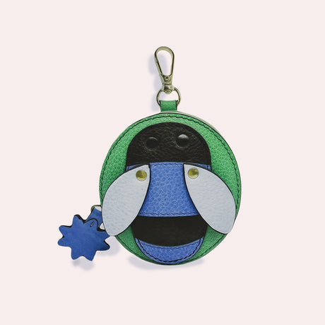 hokum iris bee bag charm 